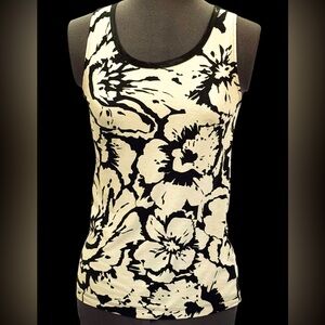 Banana Republic Beige & Black Tank Size XS